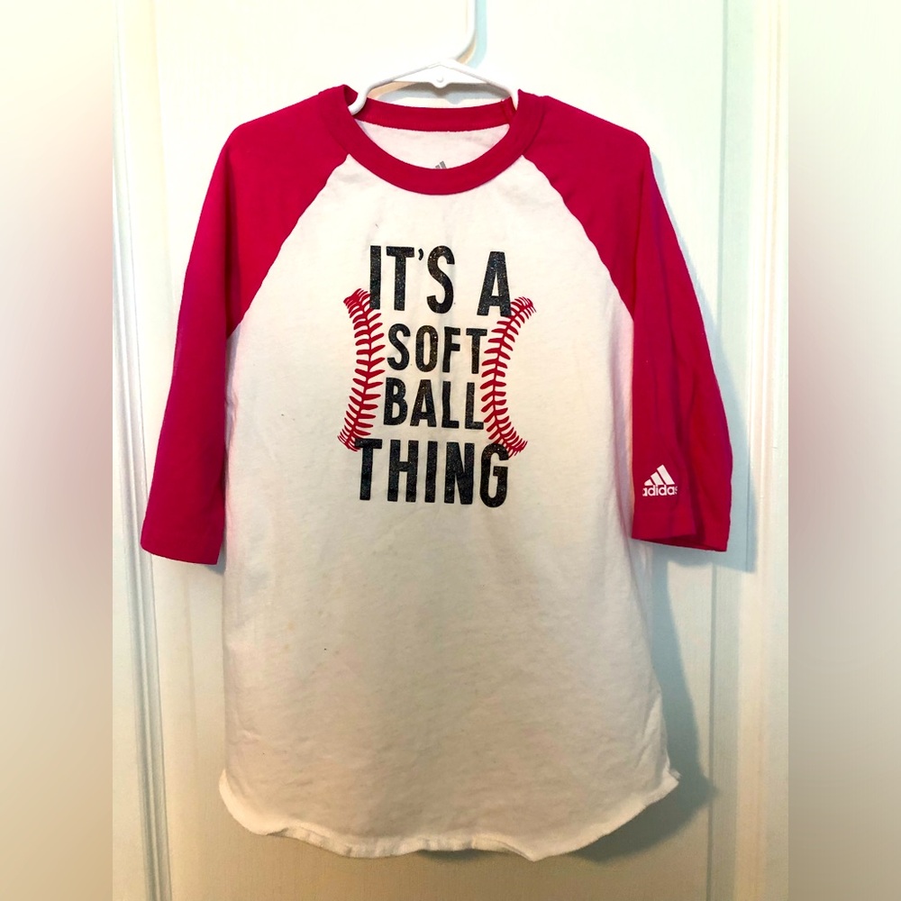 Adidas It’s a Softball Thing Tee Size S